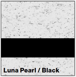 Luna Pearl/Black THE NATURALS 1/16IN - Rowmark The Naturals